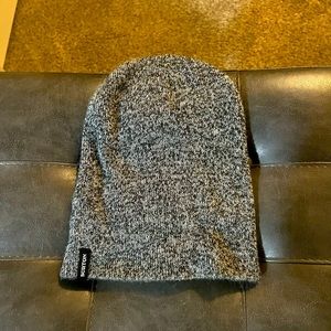 Mens Burton, heather gray slouch beanie